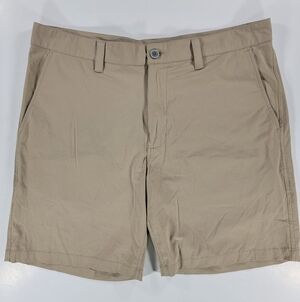 Southern Tide Performance Skipjack Beige Men's 36 Shorts Outdoor Fishing Stretch